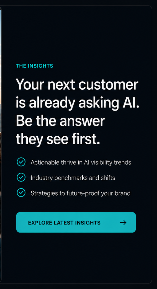 Your next customer is already asking AI. Be the answer they see first.